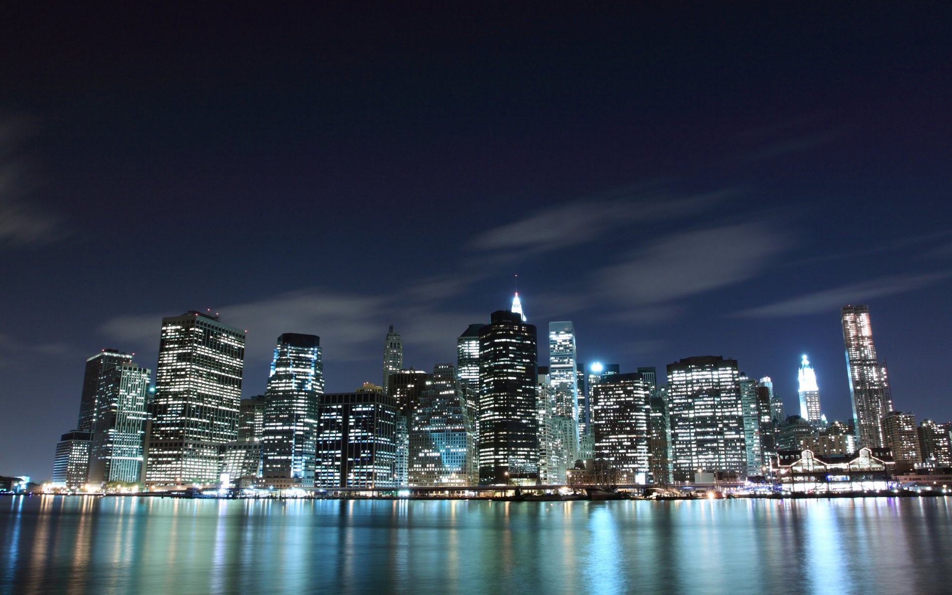 città casa notte acqua luci luce oceano mare vista paese paesi stati uniti stati america