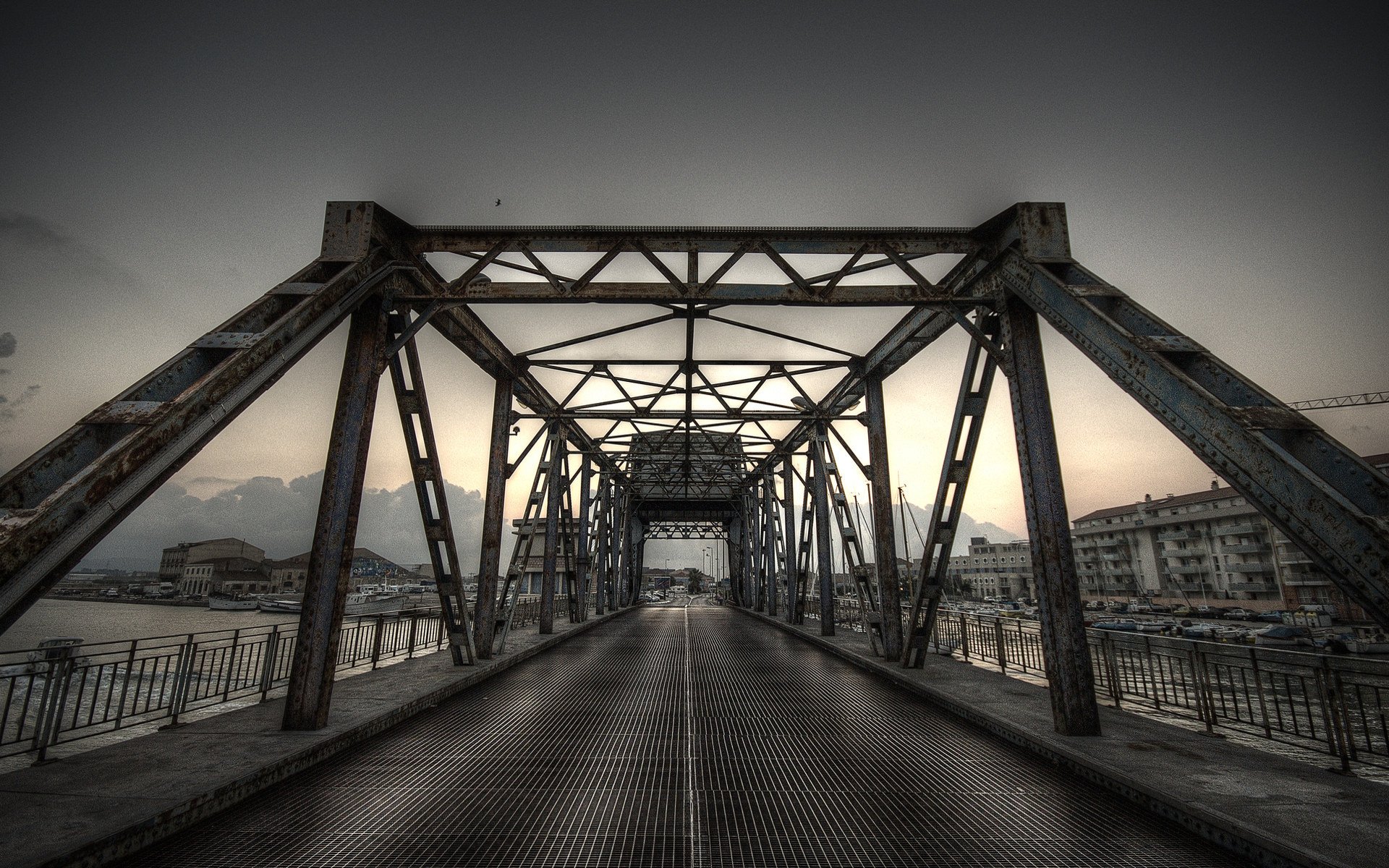 städte brücken landschaft meer ozean wasser häuser himmel ansicht straße weg technologie küste ansicht gebäude architektur