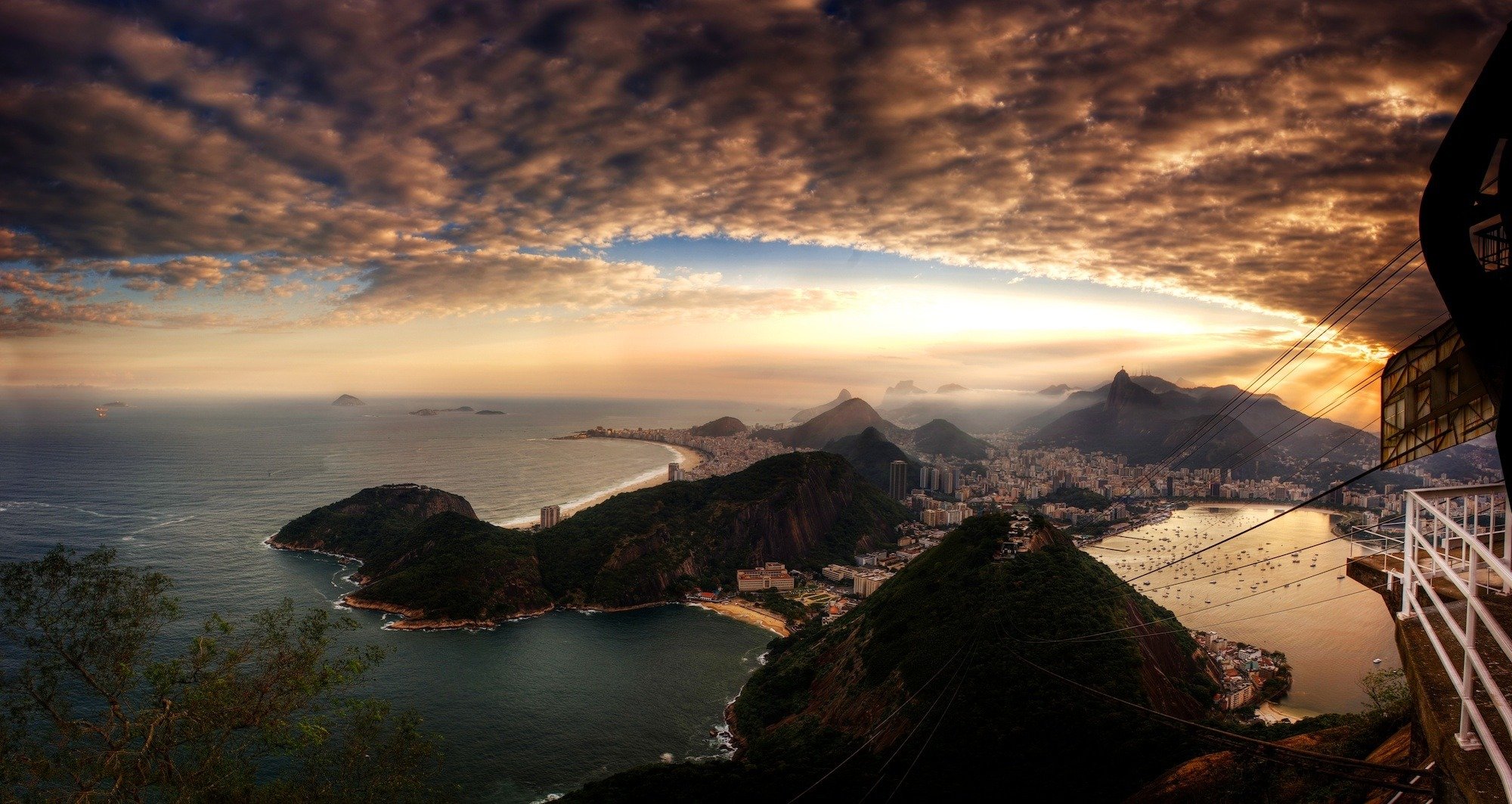 rio town house sunset sky cloud