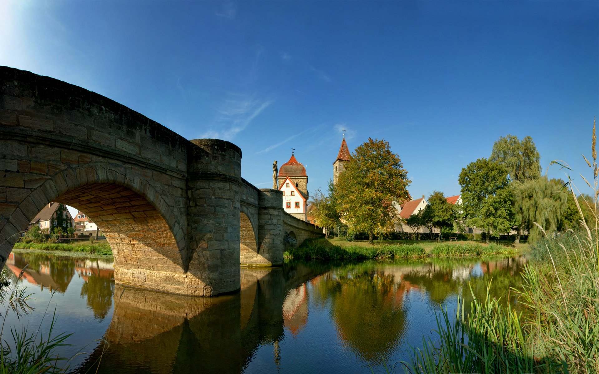 städte brücken flüsse fluss wasser gebäude gebäude