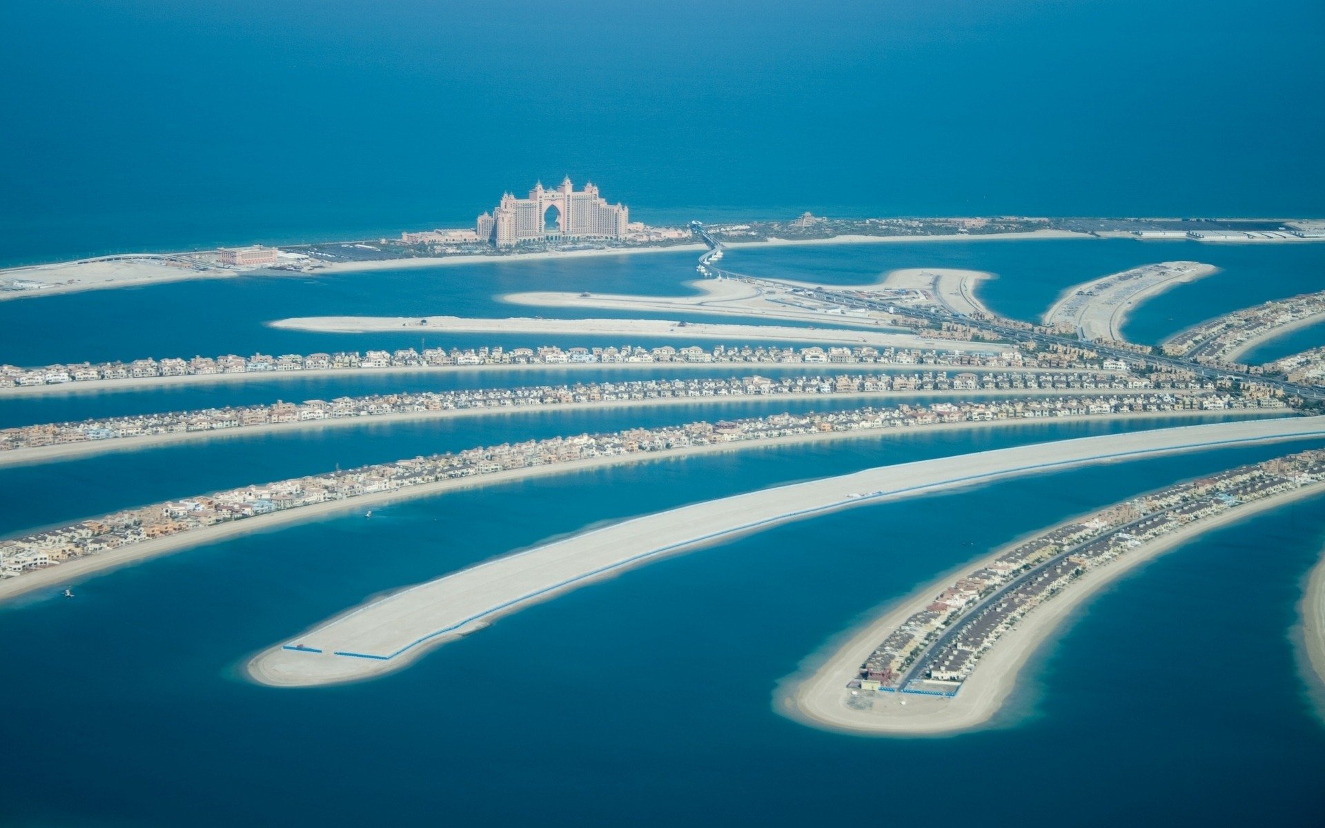 artificial islas dubai palma casas océano