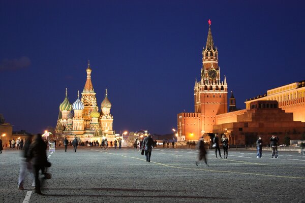 Plaza roja en Moscú Rusia