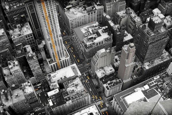 Les hauts bâtiments de New York frappent par leur taille