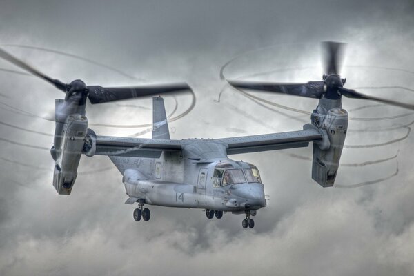 Der V22-osprey ist eine moderne Luftwaffe