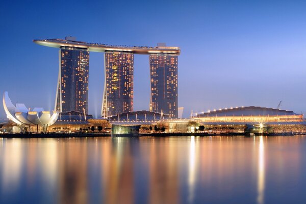 Hotel-Casino in Singapur Panorama