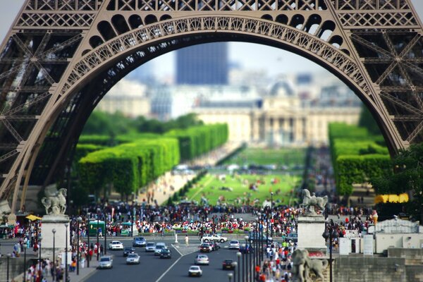 Eiffel Tower in Paris france