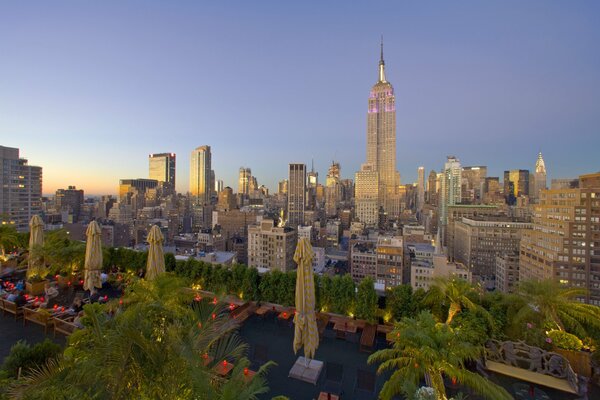 Vista panoramica del Parco di Manhattan