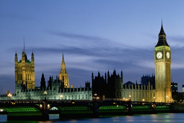 London Bridge, Parlament i Big Ben