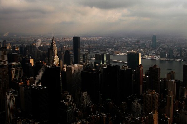 Città americana vista dall alto