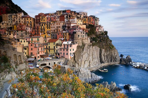 Italien eine Stadt am Meer