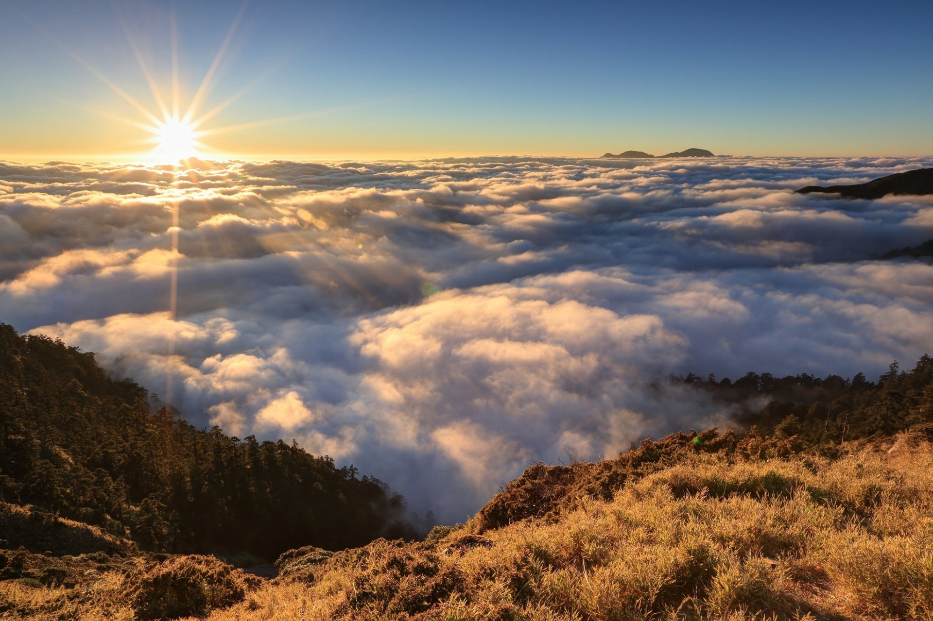 landschaft wolken china central park sonne himmel