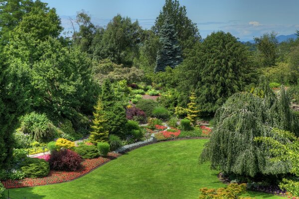 La natura del giardino più bello di Vancouver