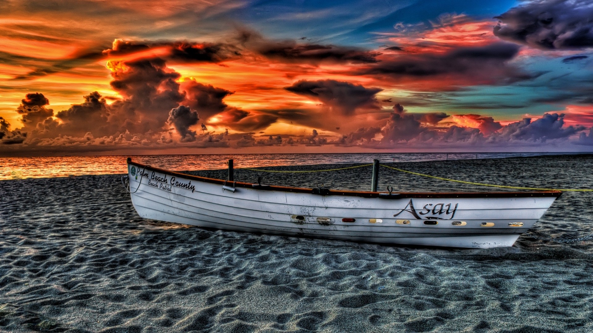 landschaft sonnenuntergang natur himmel wolken meer strand