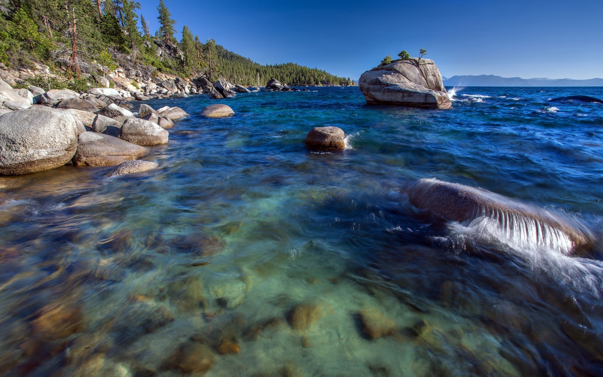 kamienie jezioro jezioro tahoe lake tahoe