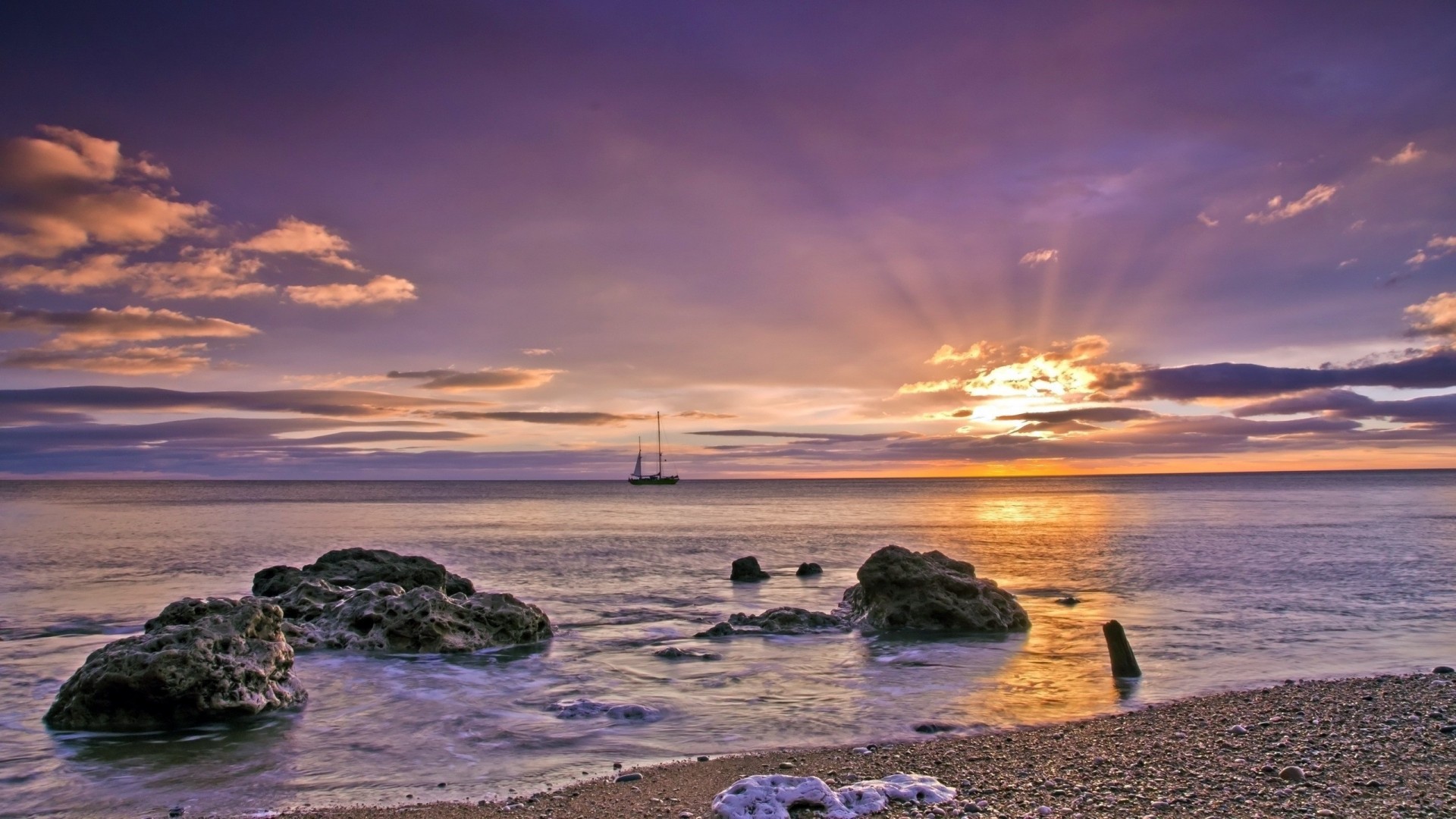 hip sea landscape sunset