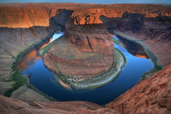 Horseshoe Canyon Hills Lake