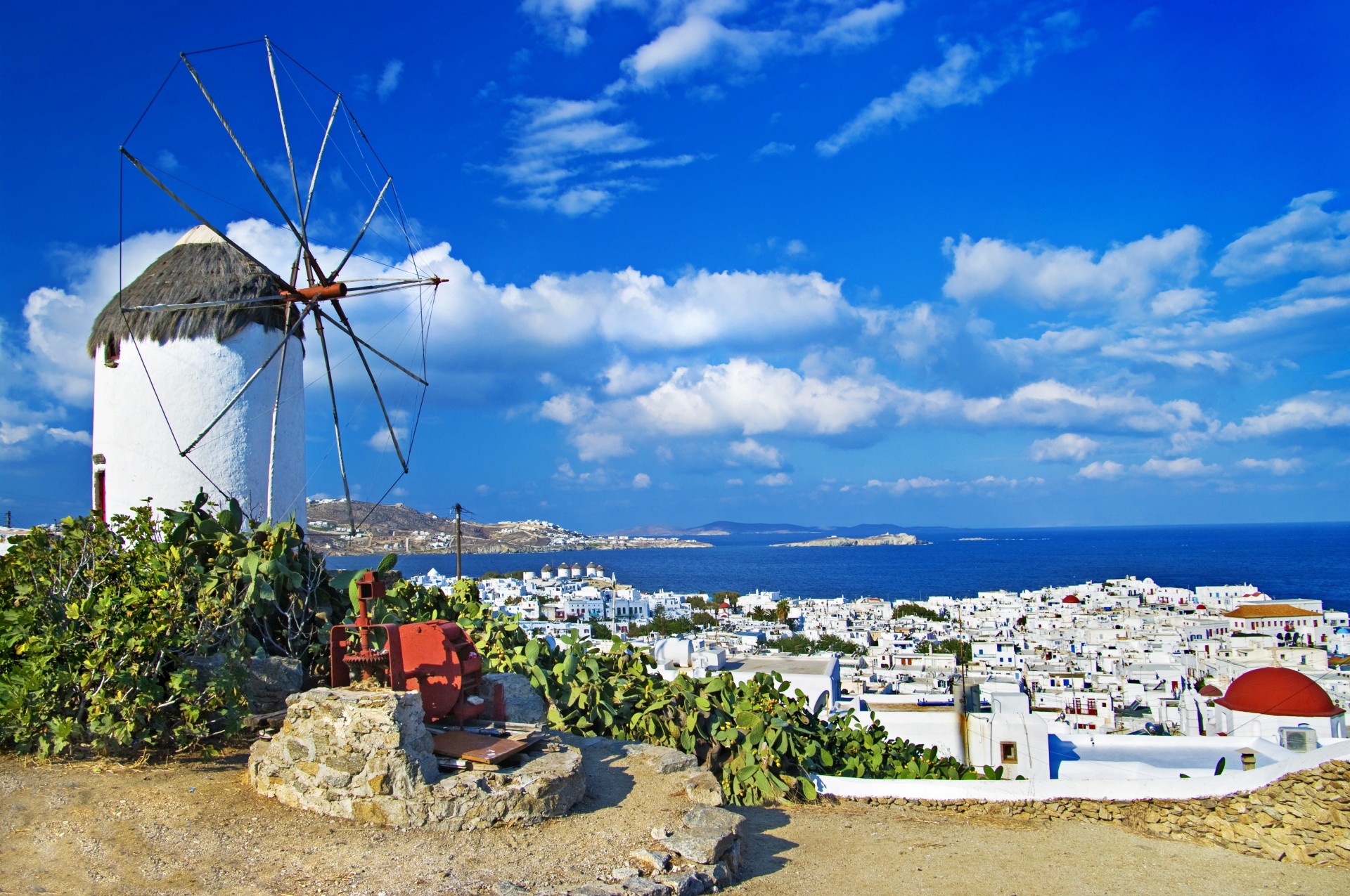 paisaje nubes naturaleza cielo mar grecia hogar