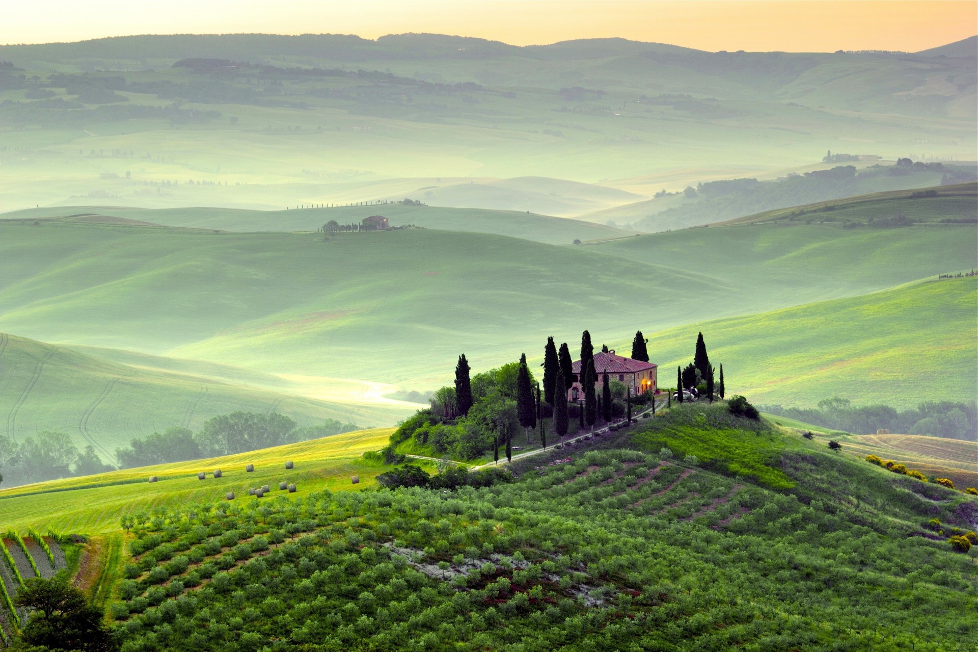 firenze toskana pienza italien