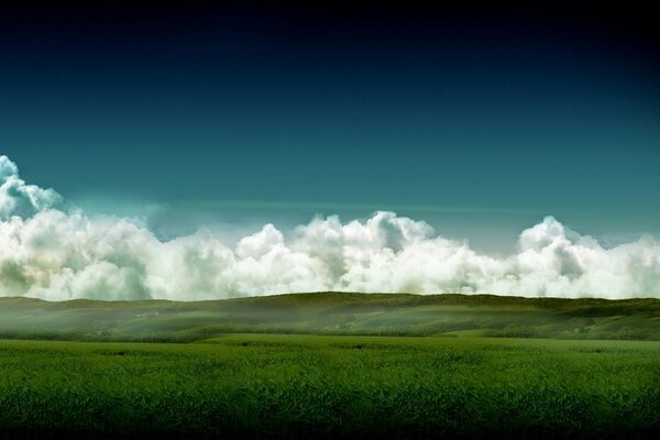 Los prados de la Toscana sorprenden con hermosas nubes