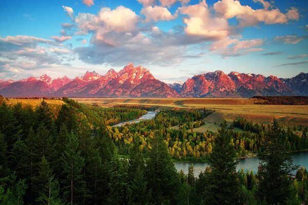 Kawałki USA, słynne Wyoming