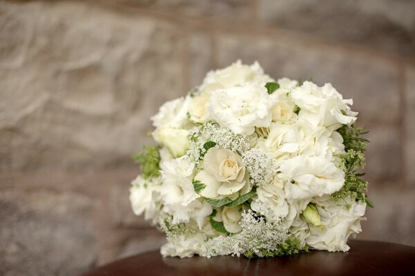 Hortensia is a beautiful wedding bouquet