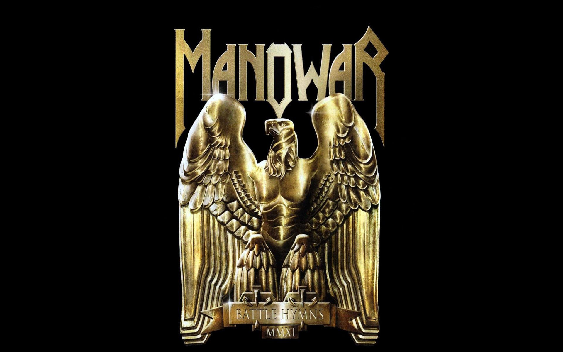 manowar noir bande fond