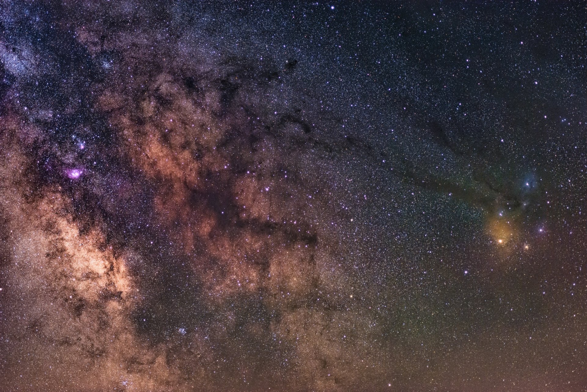 cielo stelle spazio nebulosa