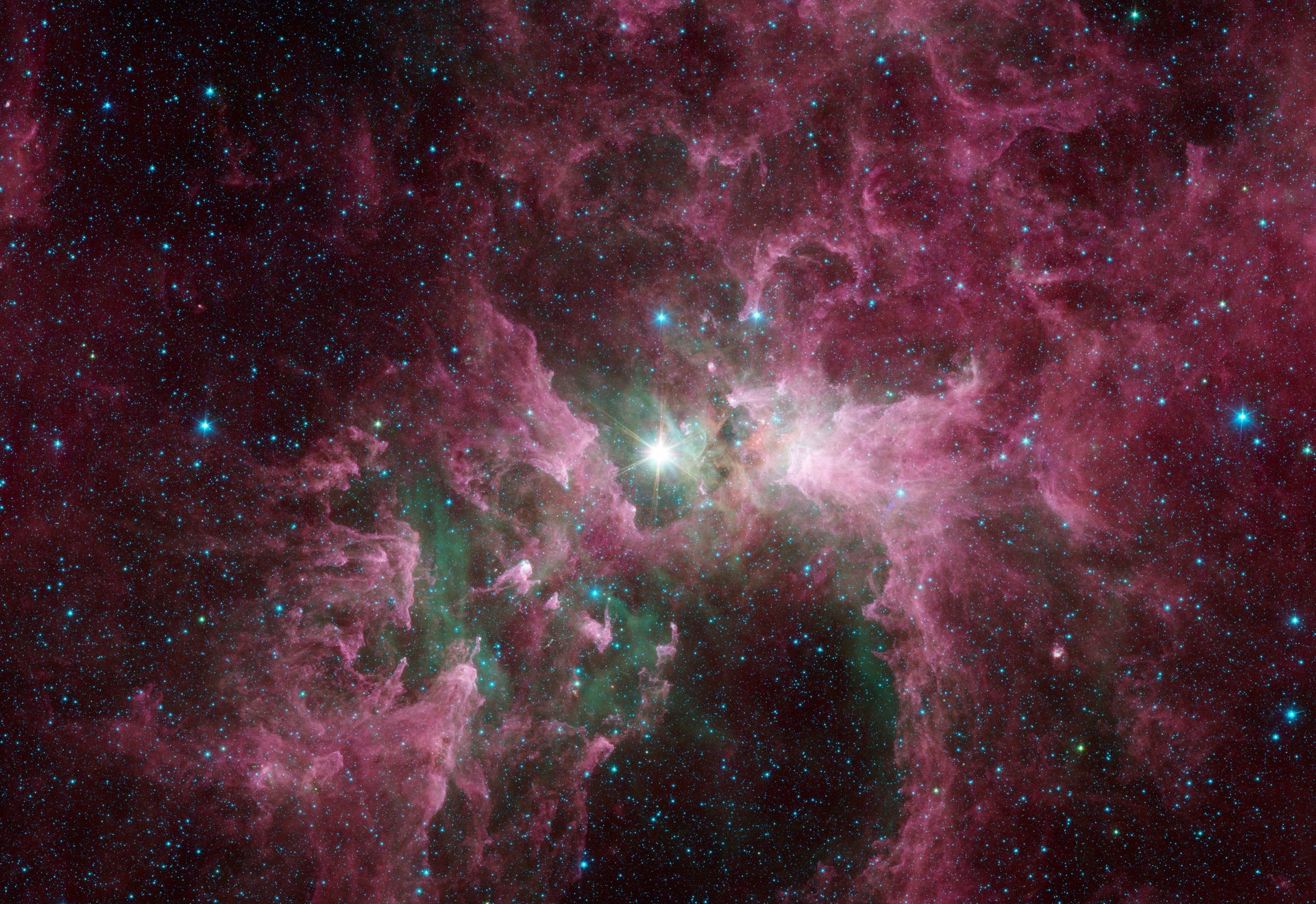 cosmos espacio universo nebulosa de la quilla patrones luz luces resplandor centelleo