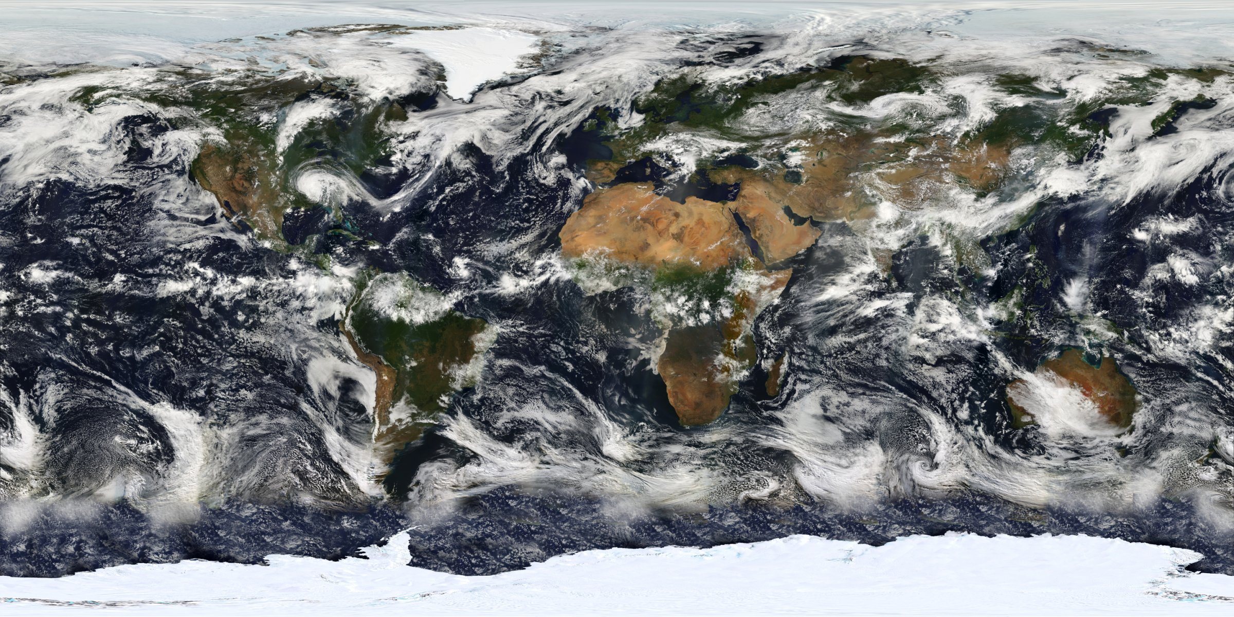 terre planète météo continent nuages photo nasa