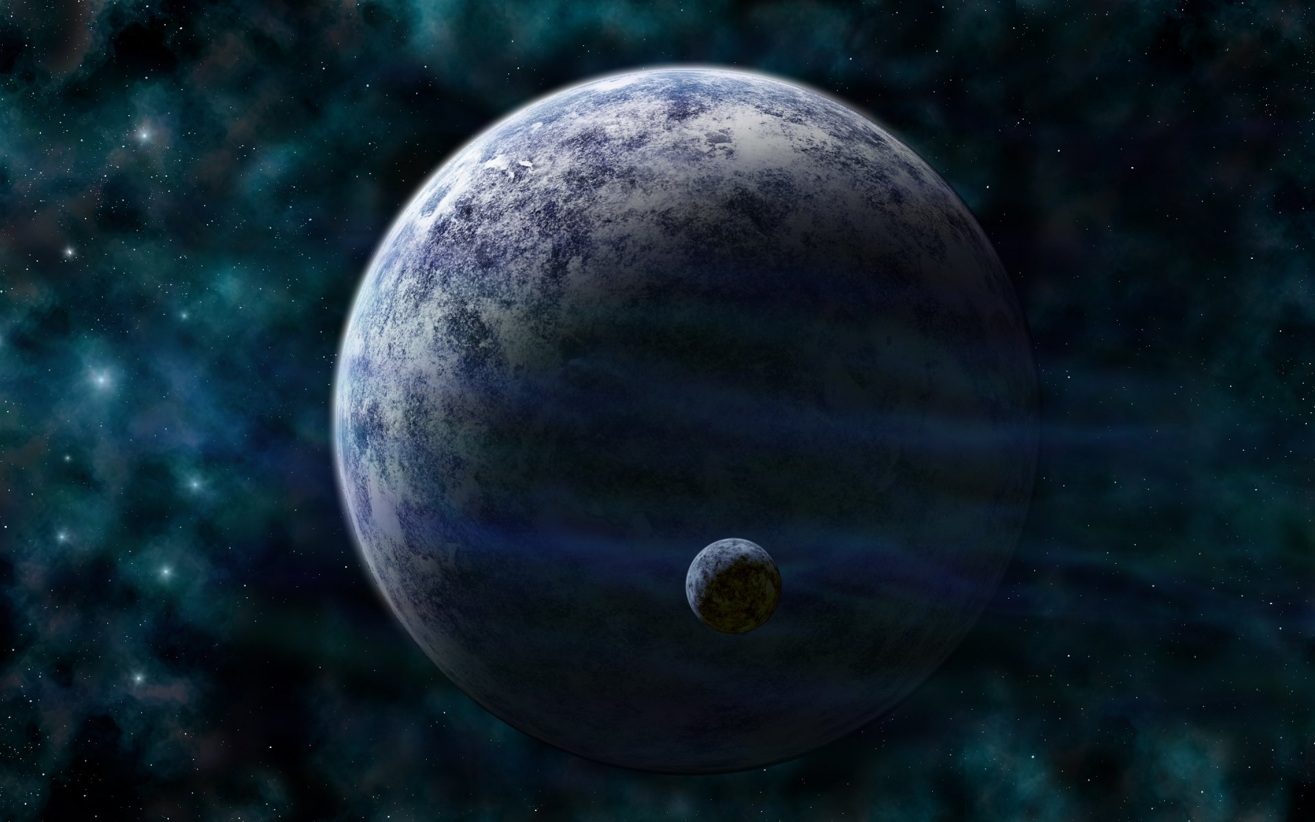 grün planet fantasie kleiner planet dunkelkalt