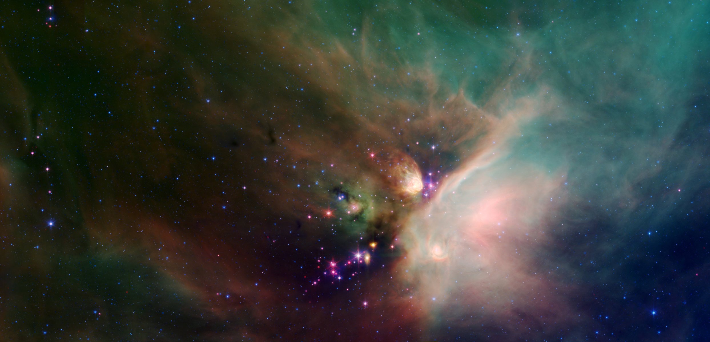 nebula star formation ophiuchus constellation