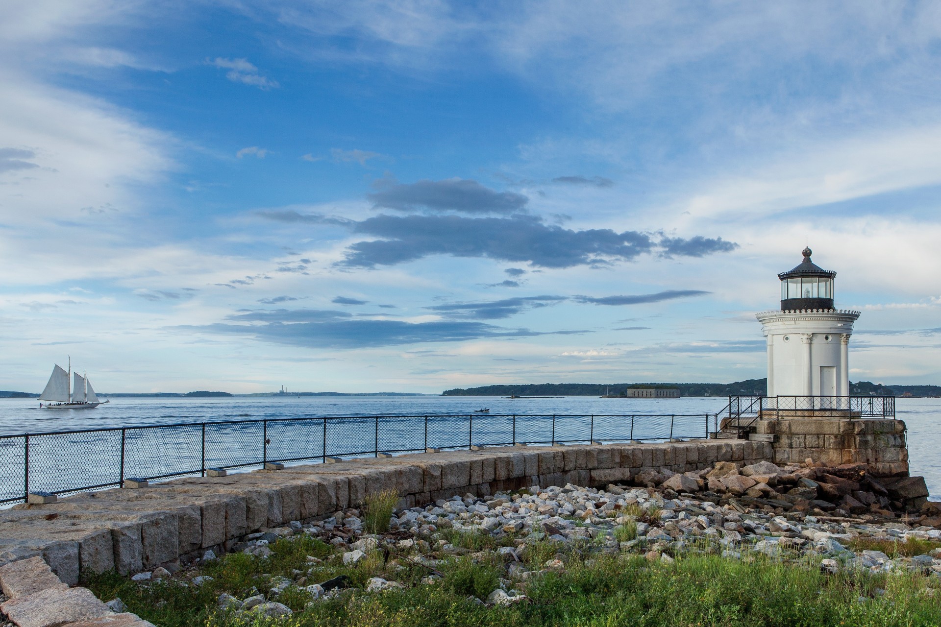 ciel mer paysage phare