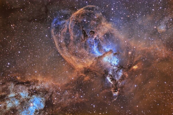 Imagen cósmica de la nebulosa estrella