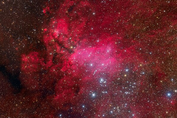 Nebula constellation of Scorpio cosmos