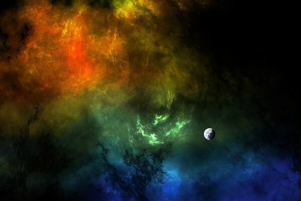 The universe and the planet in the spectrum of colors