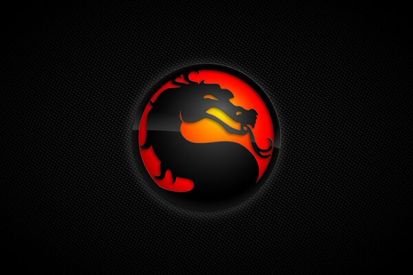 Emblem des Spiels mortal Kombat Dragon mk