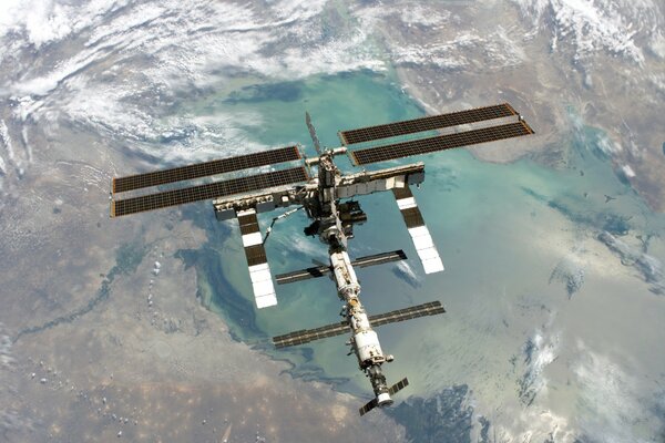 Tierra ISS estación espacial