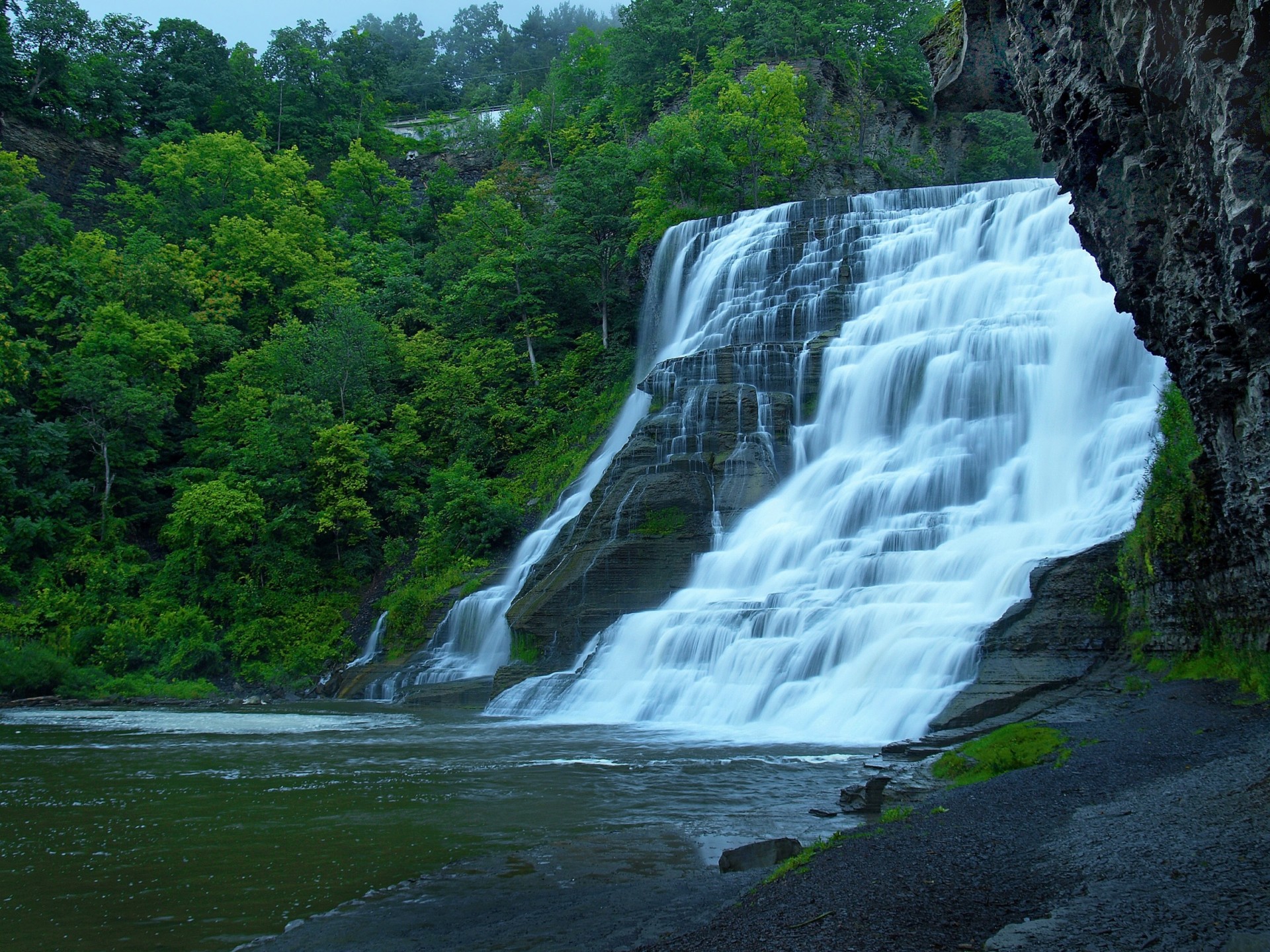 cascada cascada naturaleza