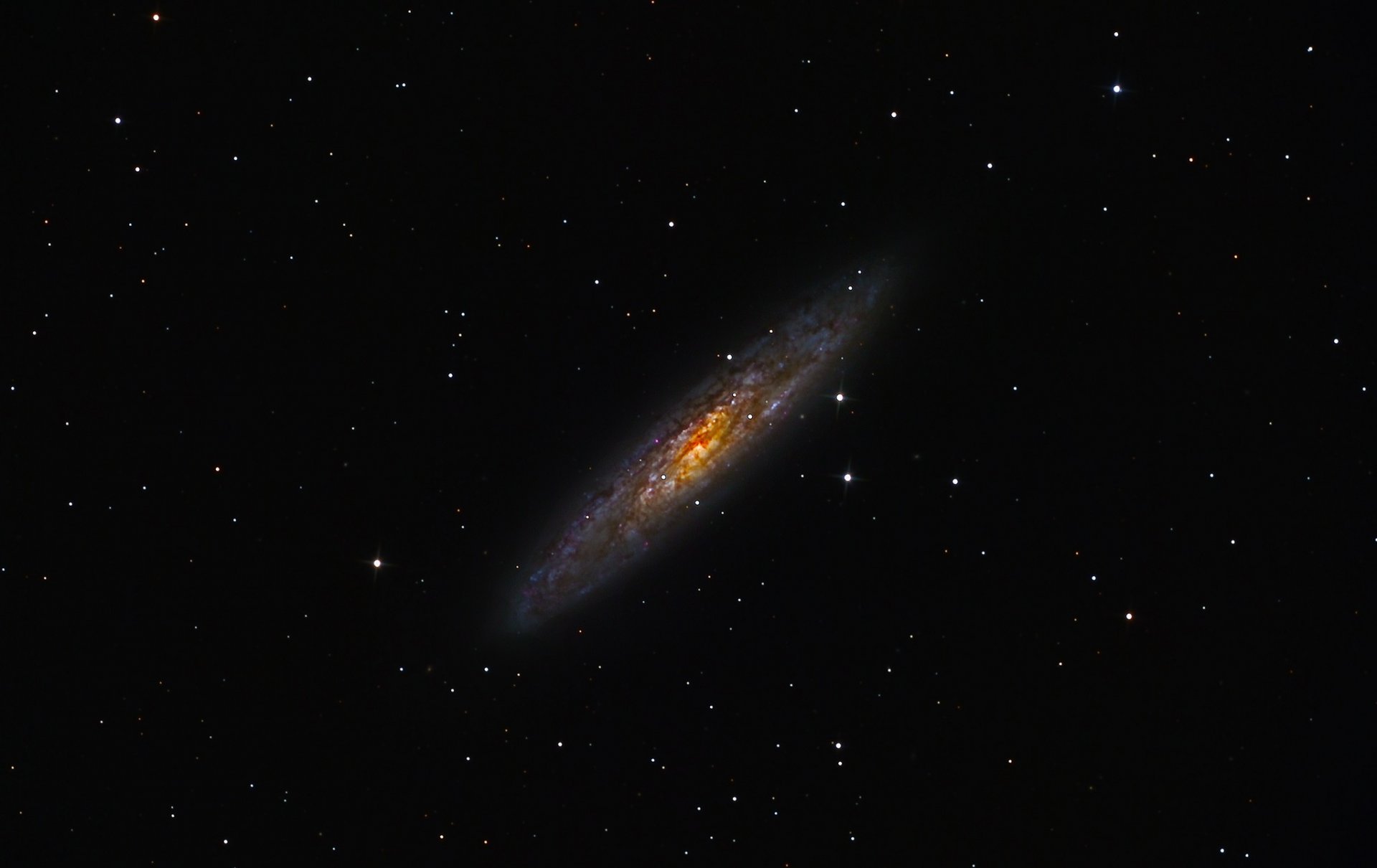 espacio galaxia escultor galaxy ngc 253 estrellas