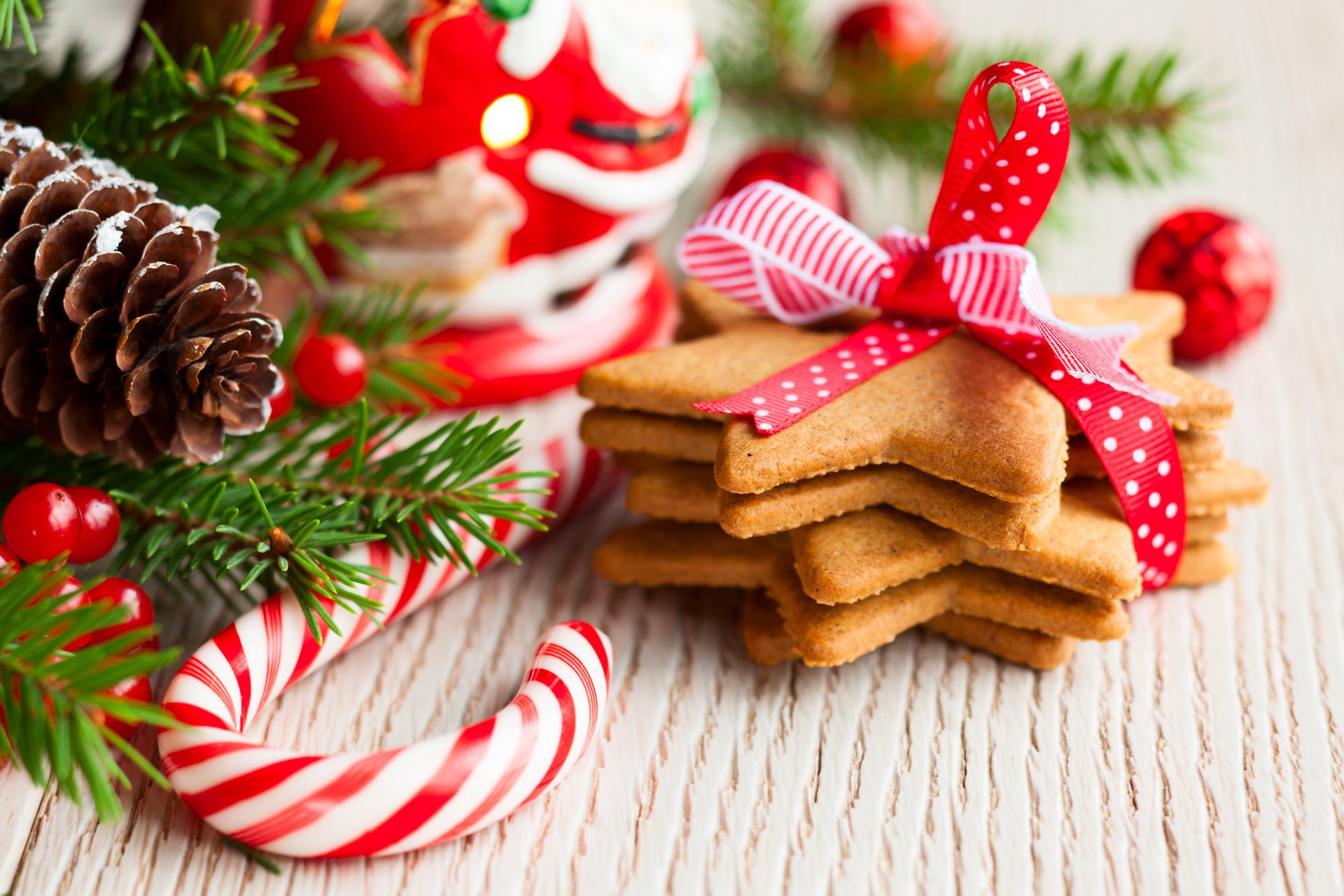 galletas pasteles estrellas postre año nuevo cinta