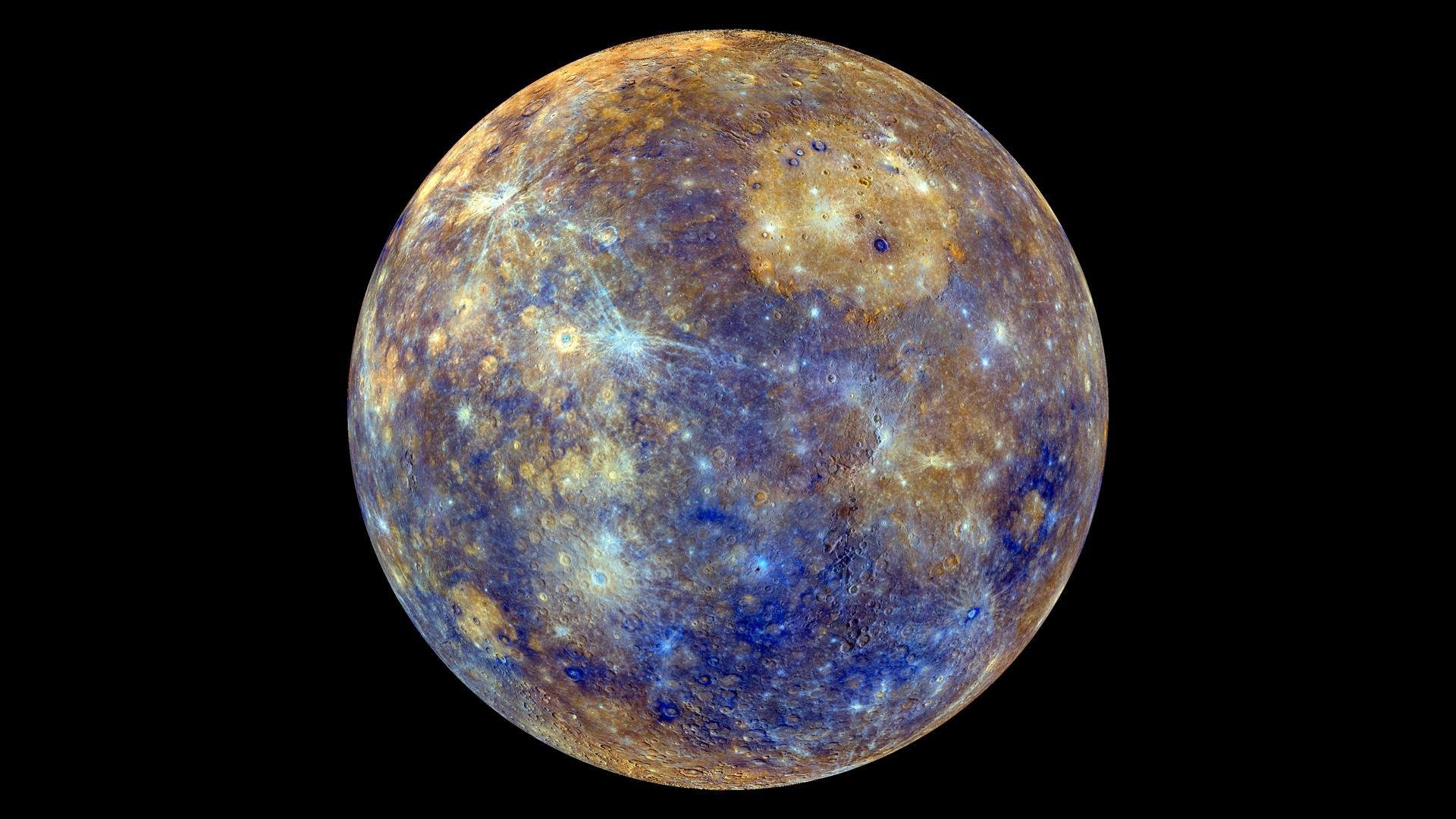 planet mercury mercury surface crater