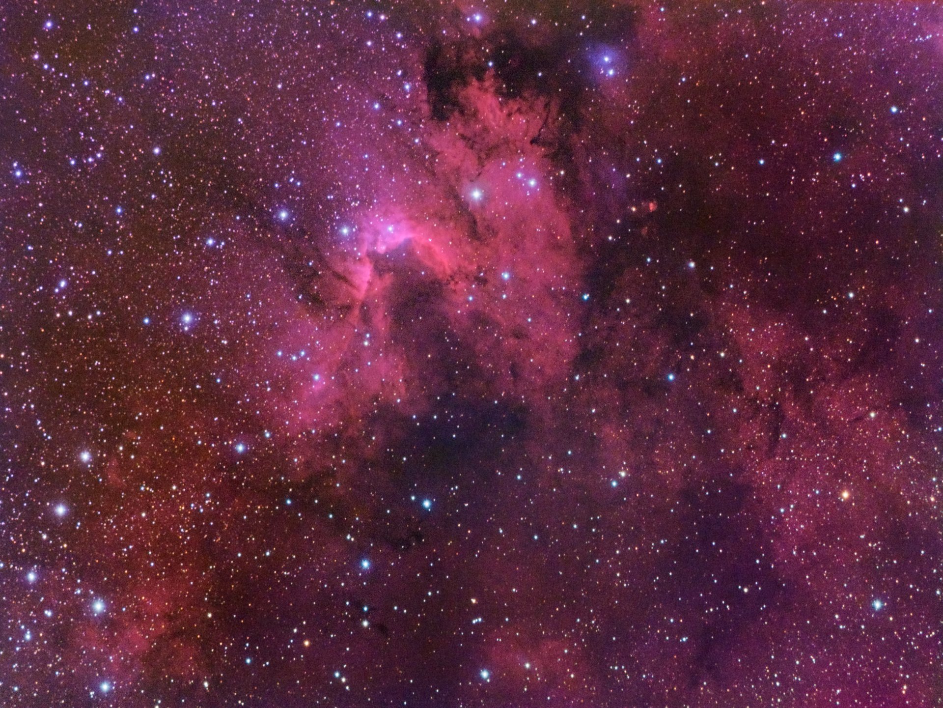 туманность ngc 7538 цефей