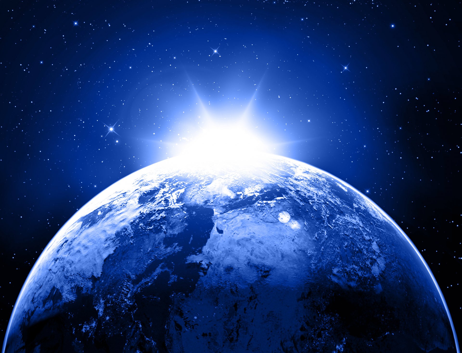 licht blau planet stern fantasie