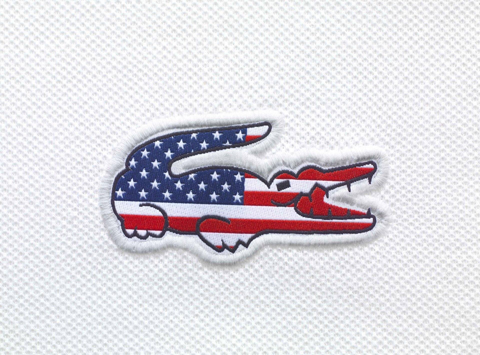 lacoste usa bandera cocodrilo estados unidos