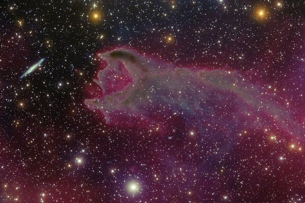 Andromeda nebula or the beauty of the universe