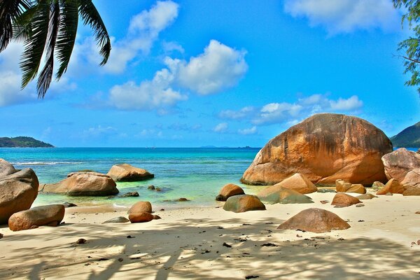 Steine am Meer