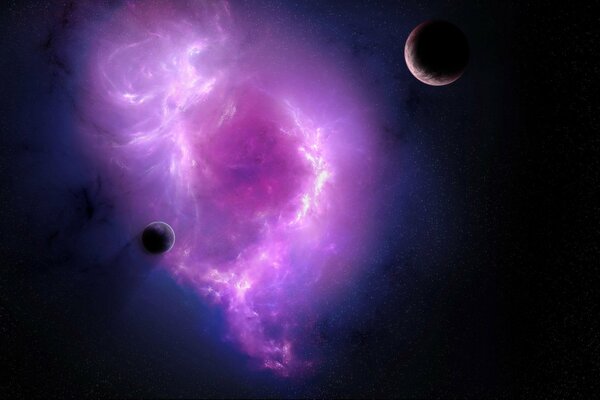 Fantástico, vzry cósmico y neblina púrpura