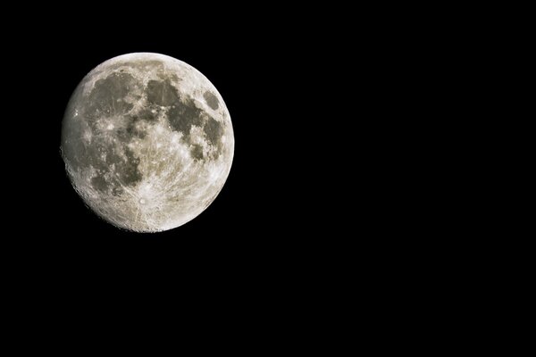 Satellit der Erde - Mond Foto aus dem Weltraum