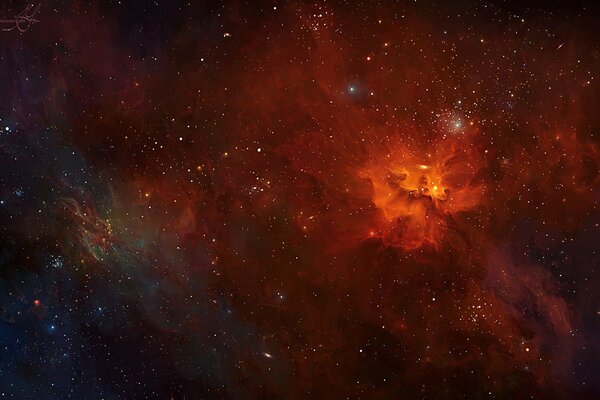 Amazing and mysterious cosmic nebula