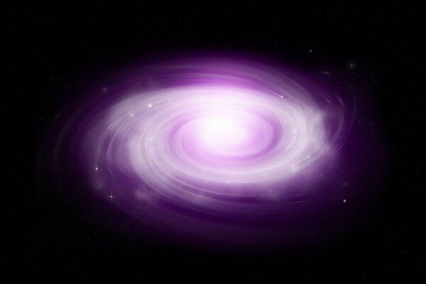 A fantastic purple galaxy in space